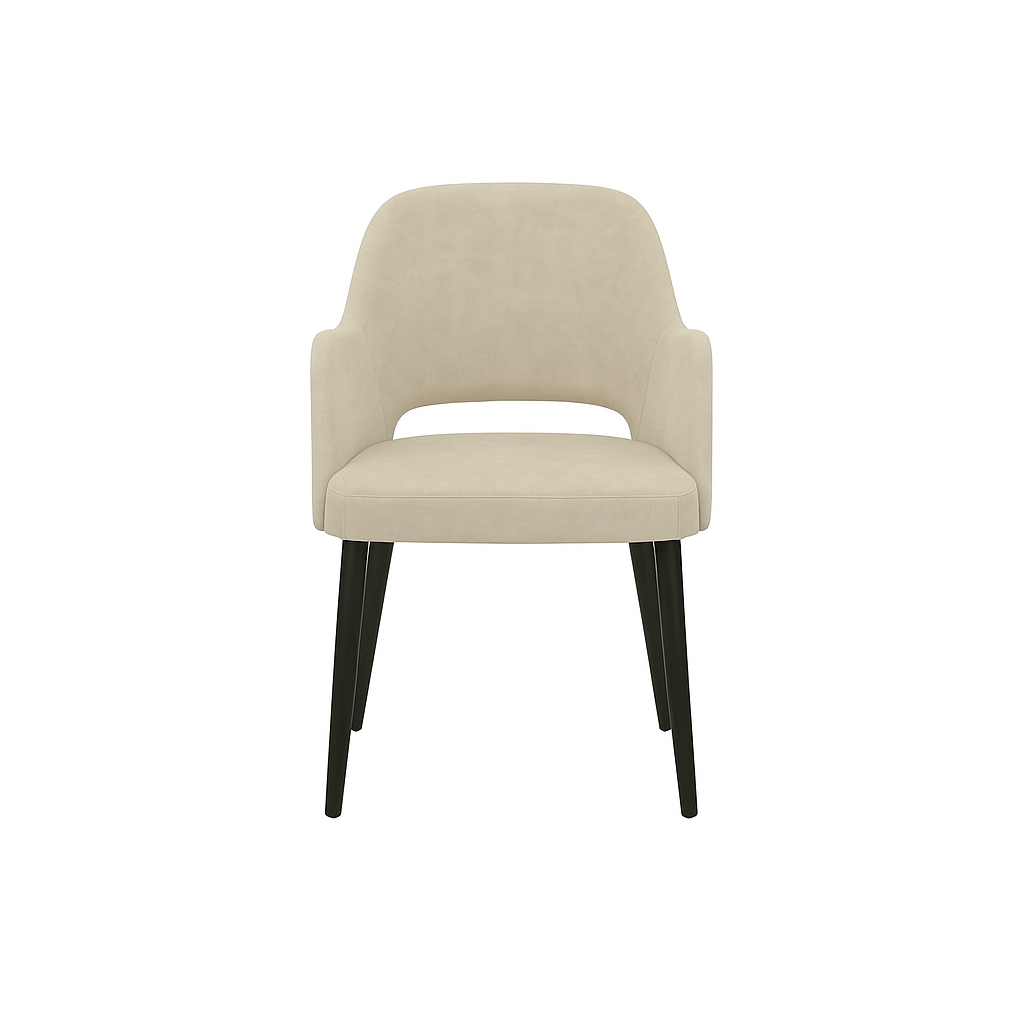 Scaun catifea GALBENA | model APRIL