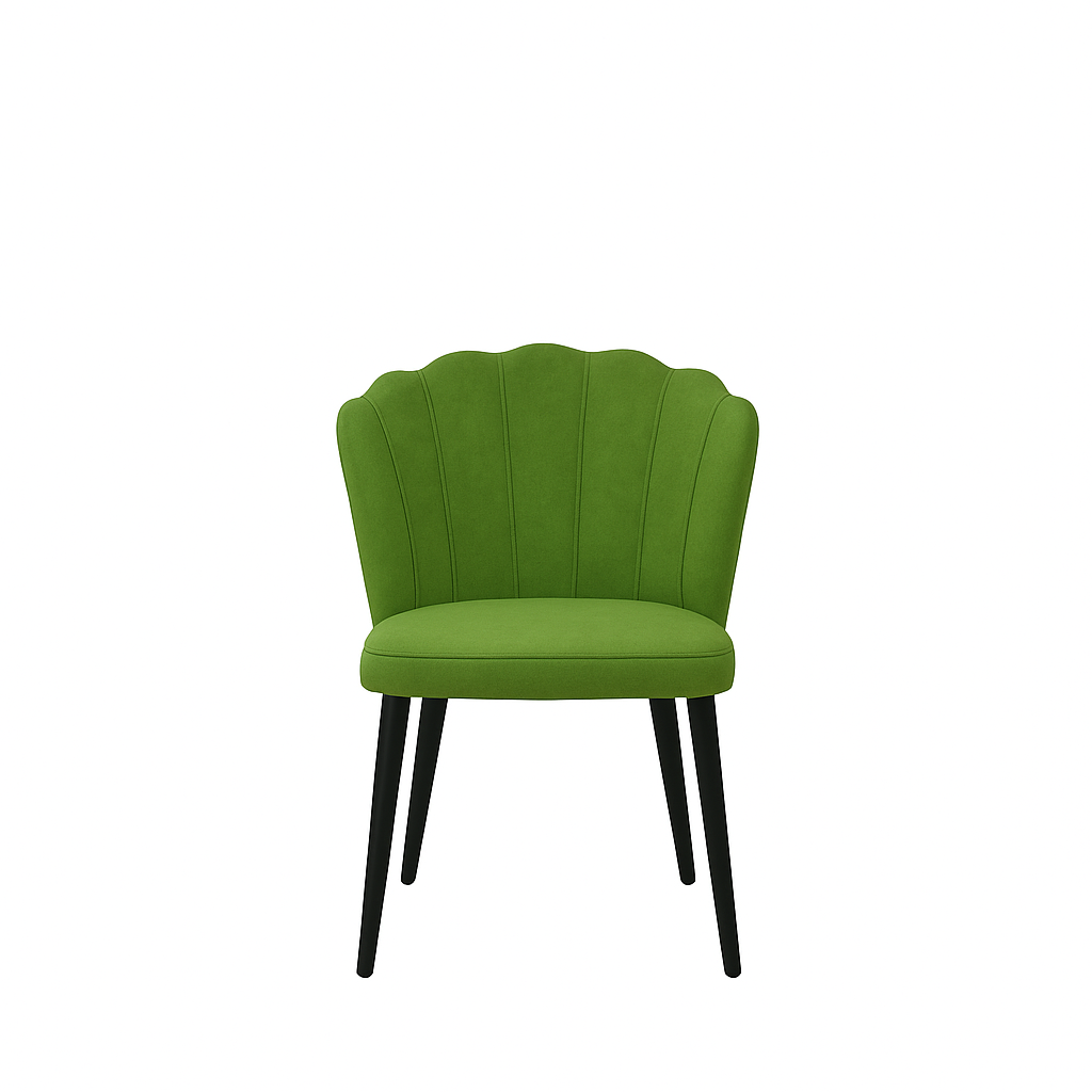 Scaun catifea VERDE | model ARIA