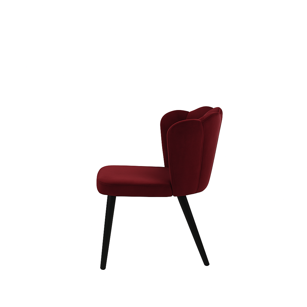 Scaun catifea GALBENA | model ARIA