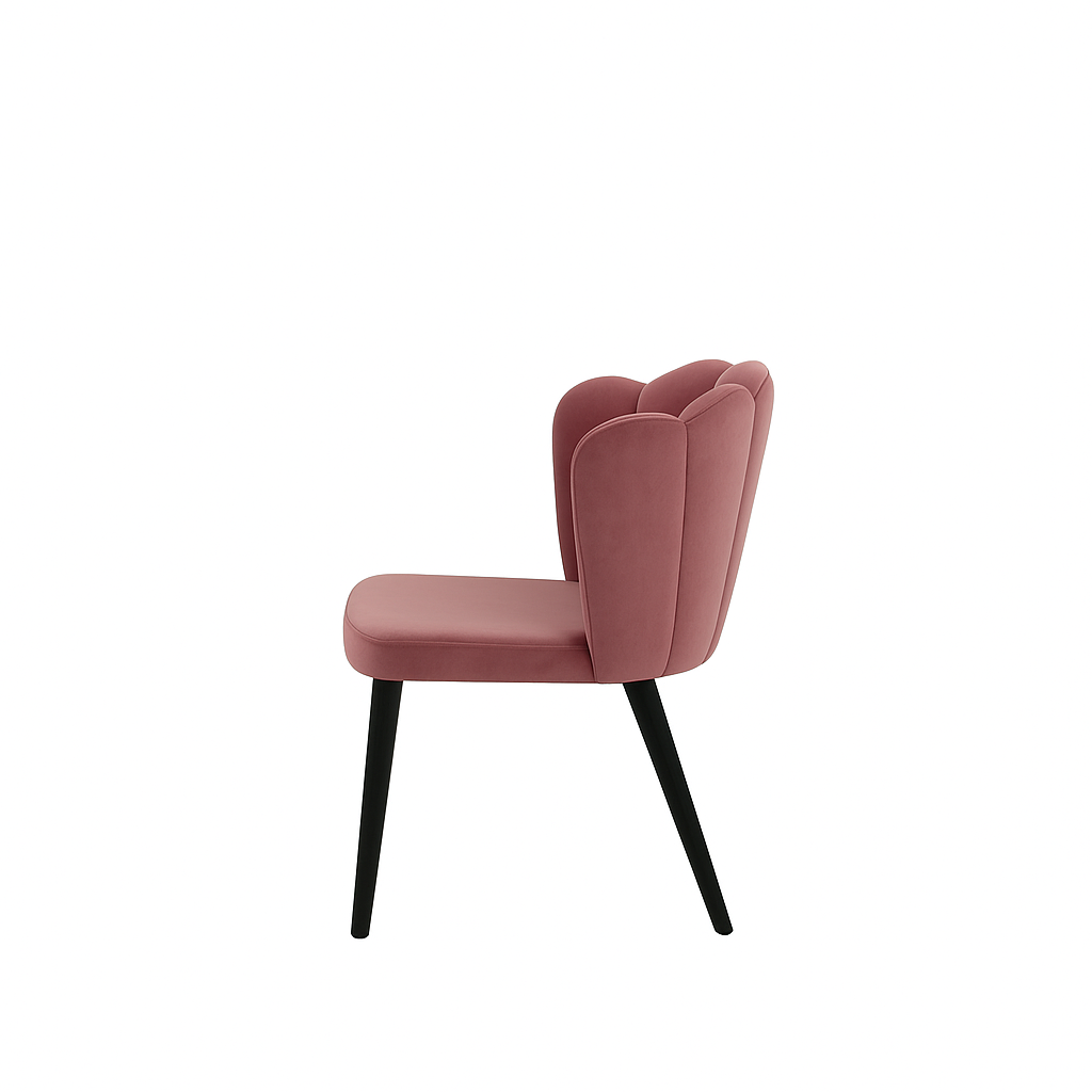 Scaun catifea GALBENA | model ARIA
