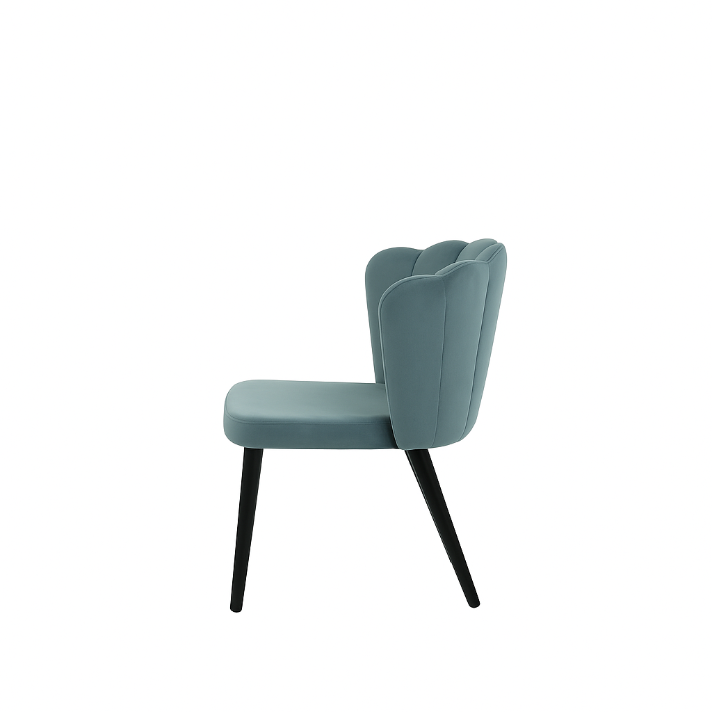 Scaun catifea VERDE | model ARIA