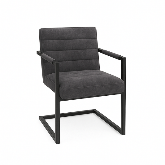 Scaun catifea GRI | model BADSAAL 4STARR