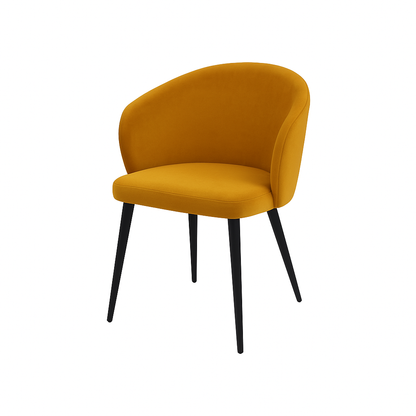 Scaun catifea ALBASTRA | model CAPRISO