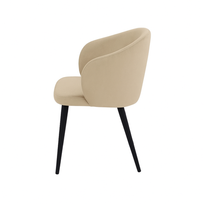 Scaun catifea ROZ | model CAPRISO