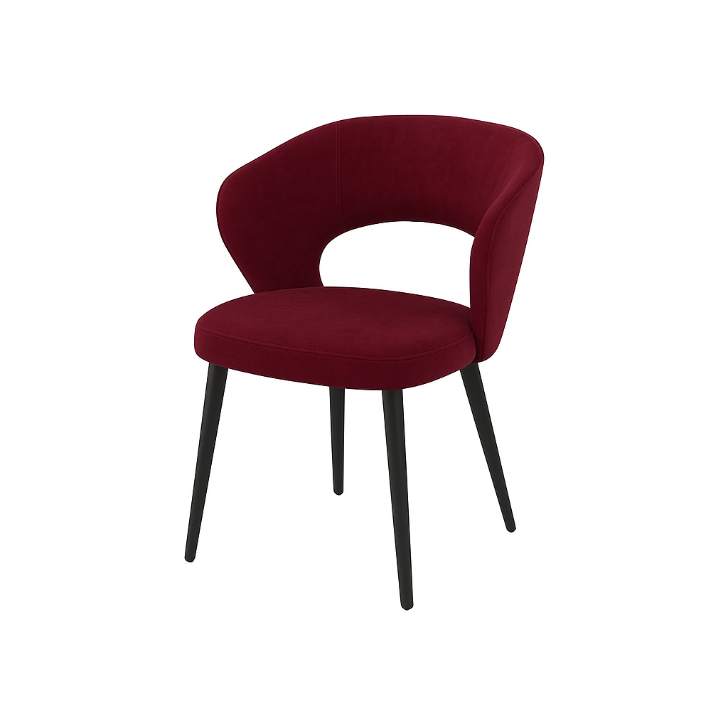 Scaun catifea ROZ | model CASIUS