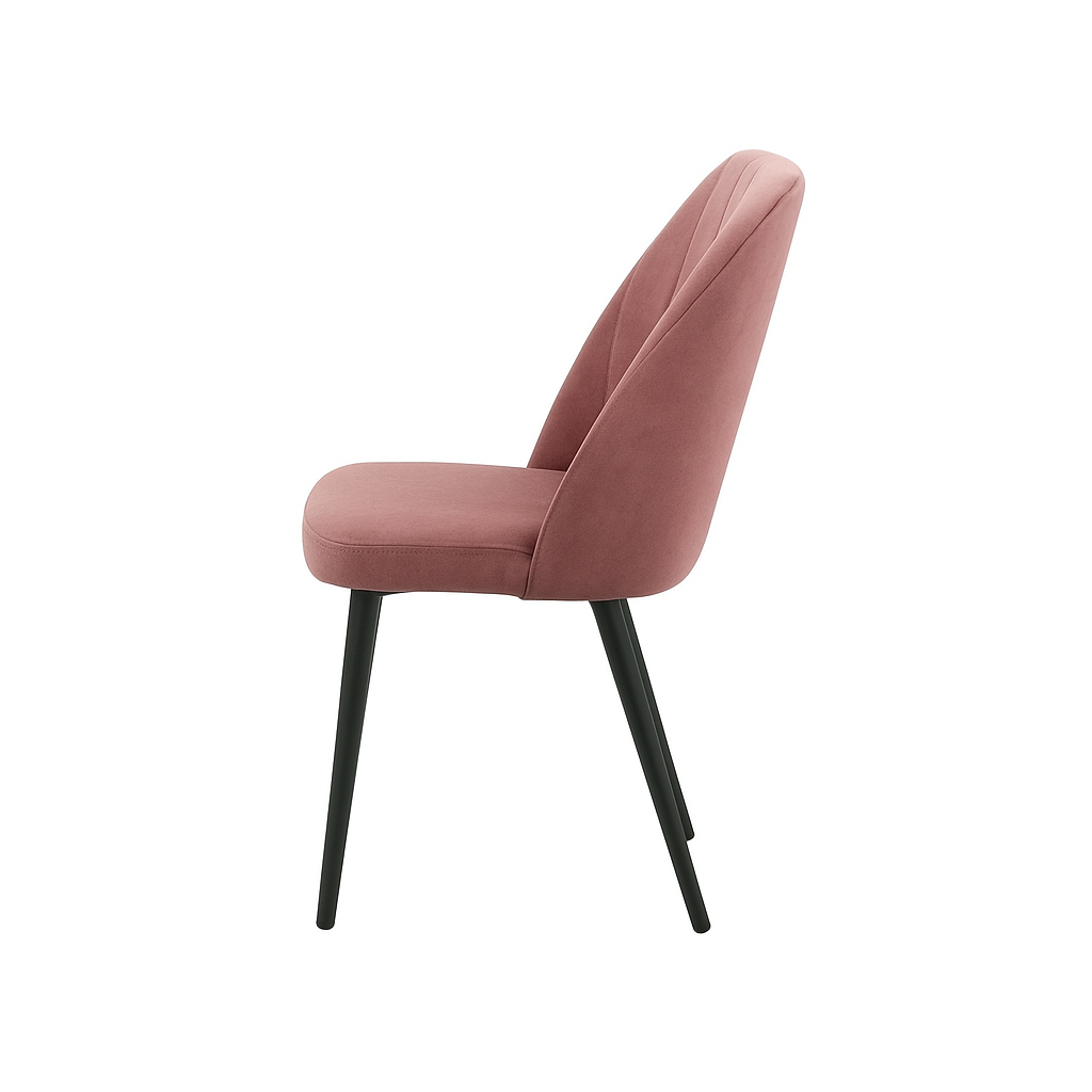 Scaun catifea GALBENA | model CREA