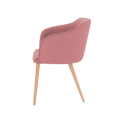 Scaun catifea GALBENA | model CROCO