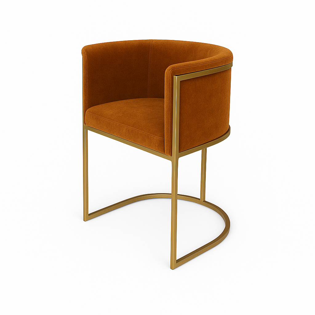 Scaun catifea VERDE | model ENRI