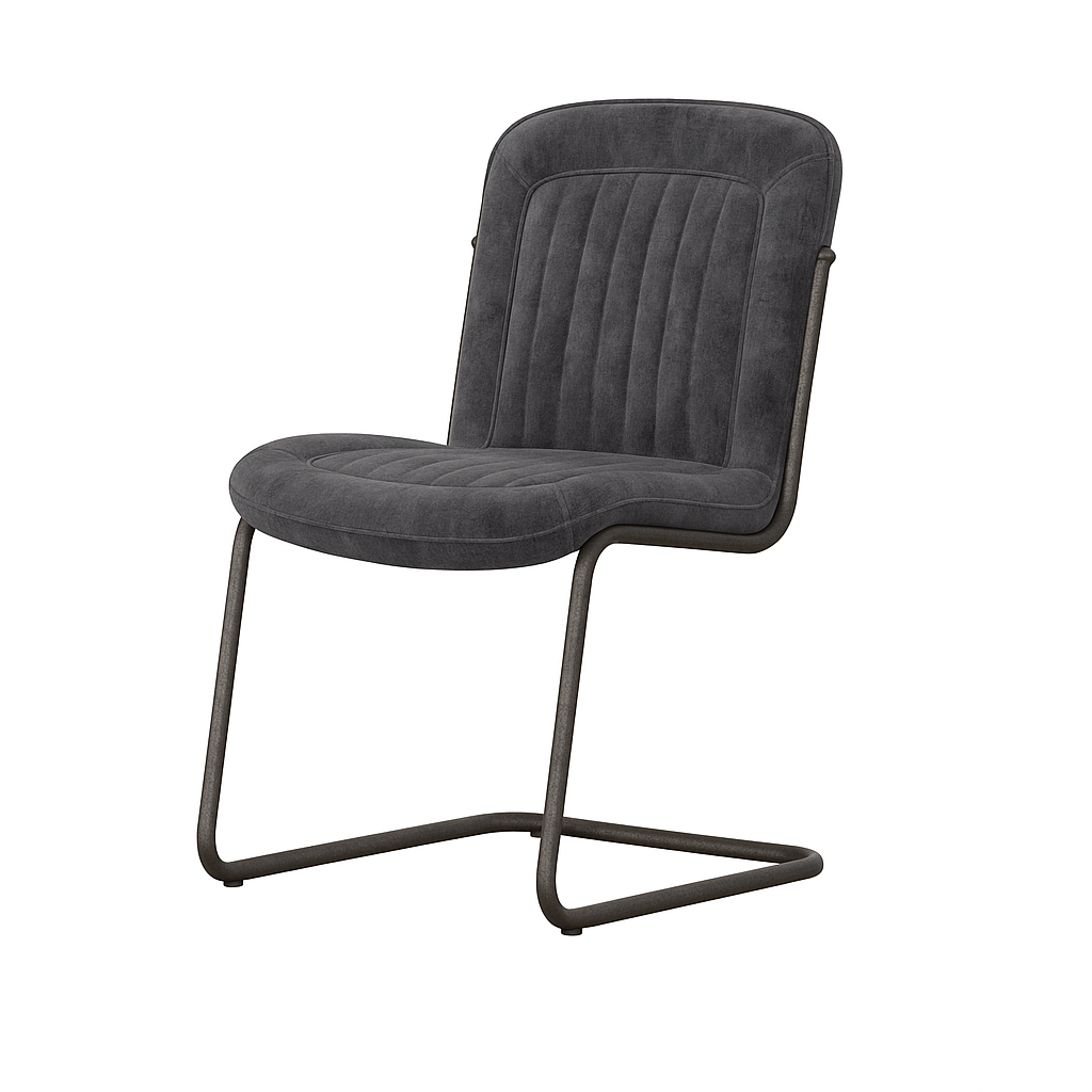 Scaun catifea GRI | model POV