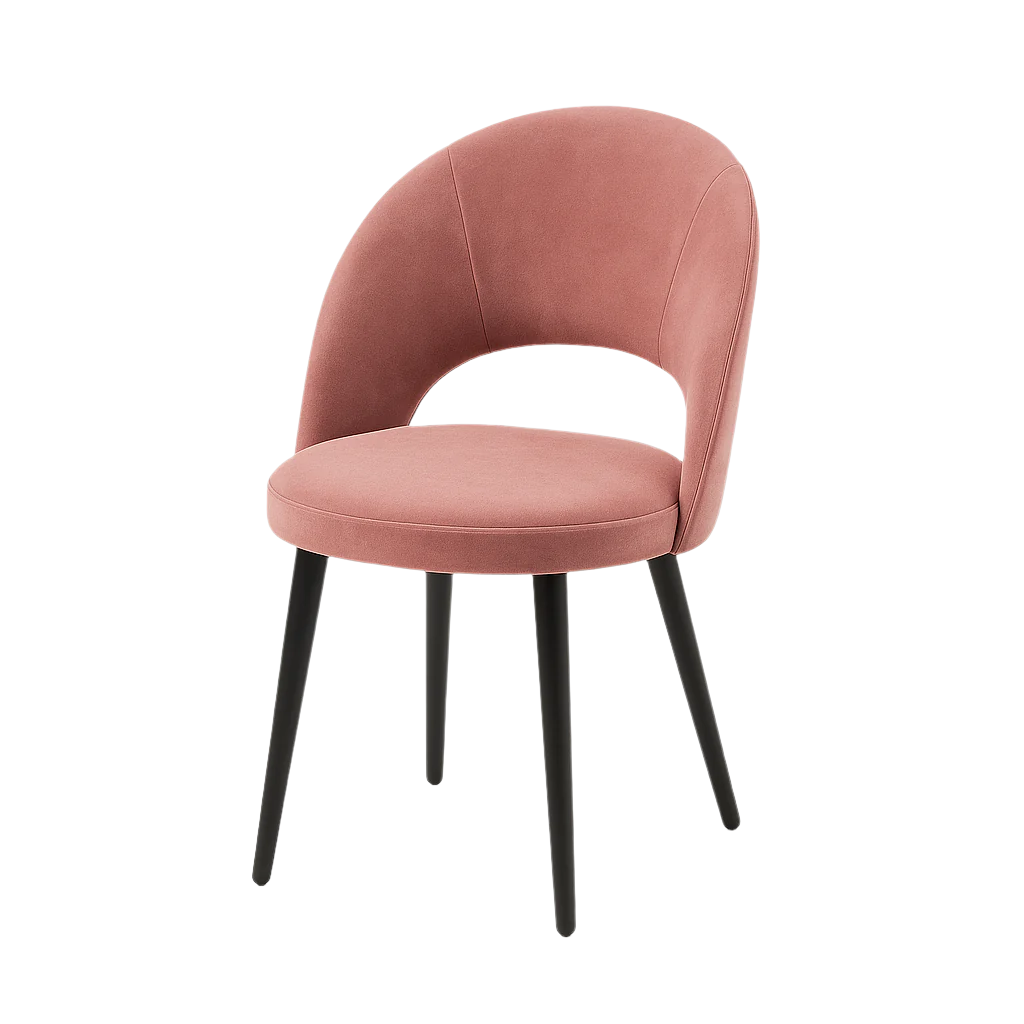 Scaun catifea ALBASTRA | model RON