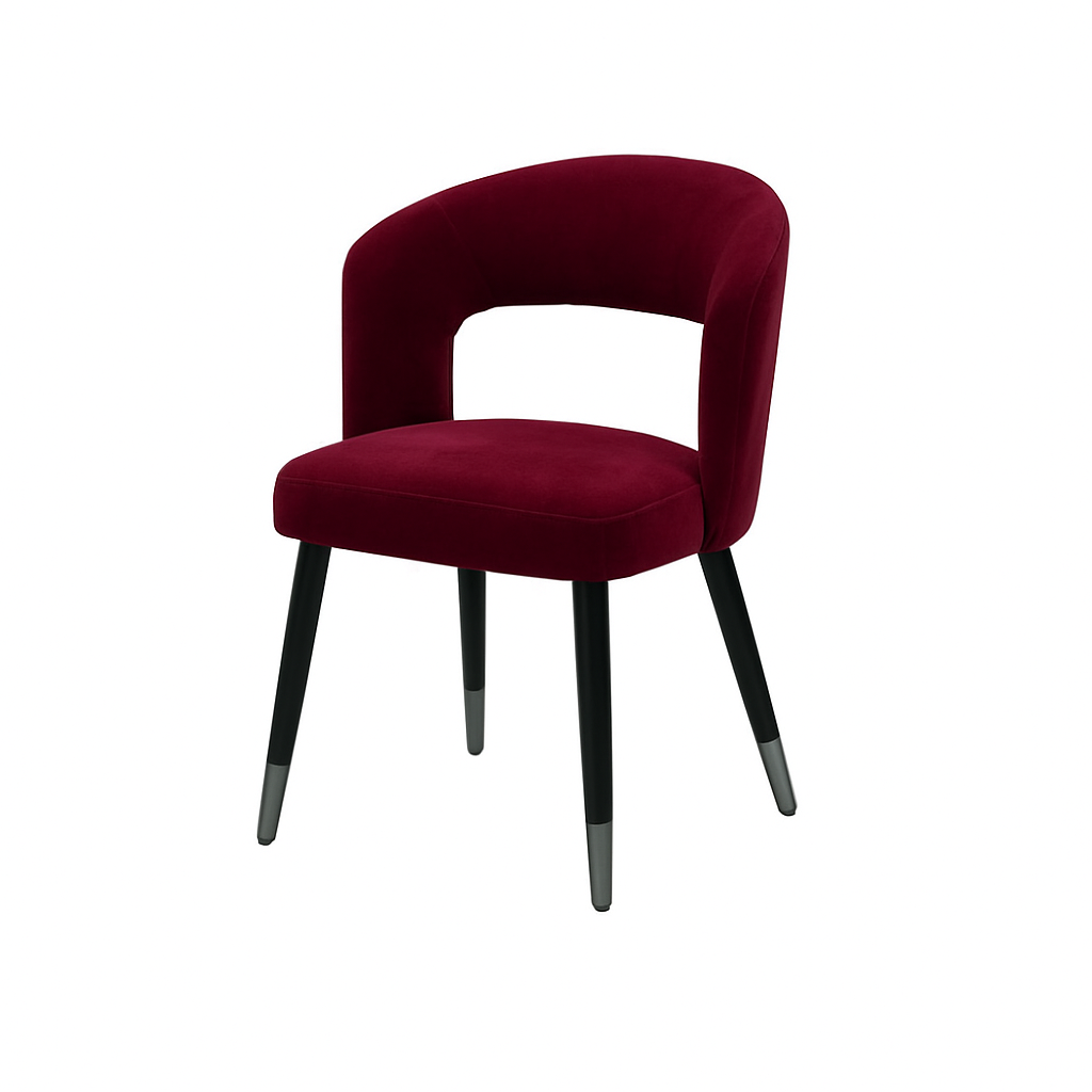 Scaun catifea ROZ | model SANDY