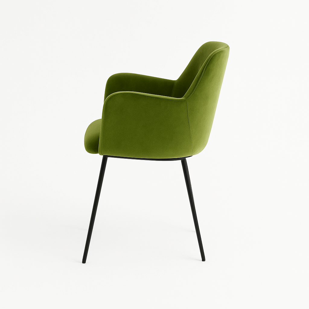 Scaun catifea GALBENA | model SIGMA