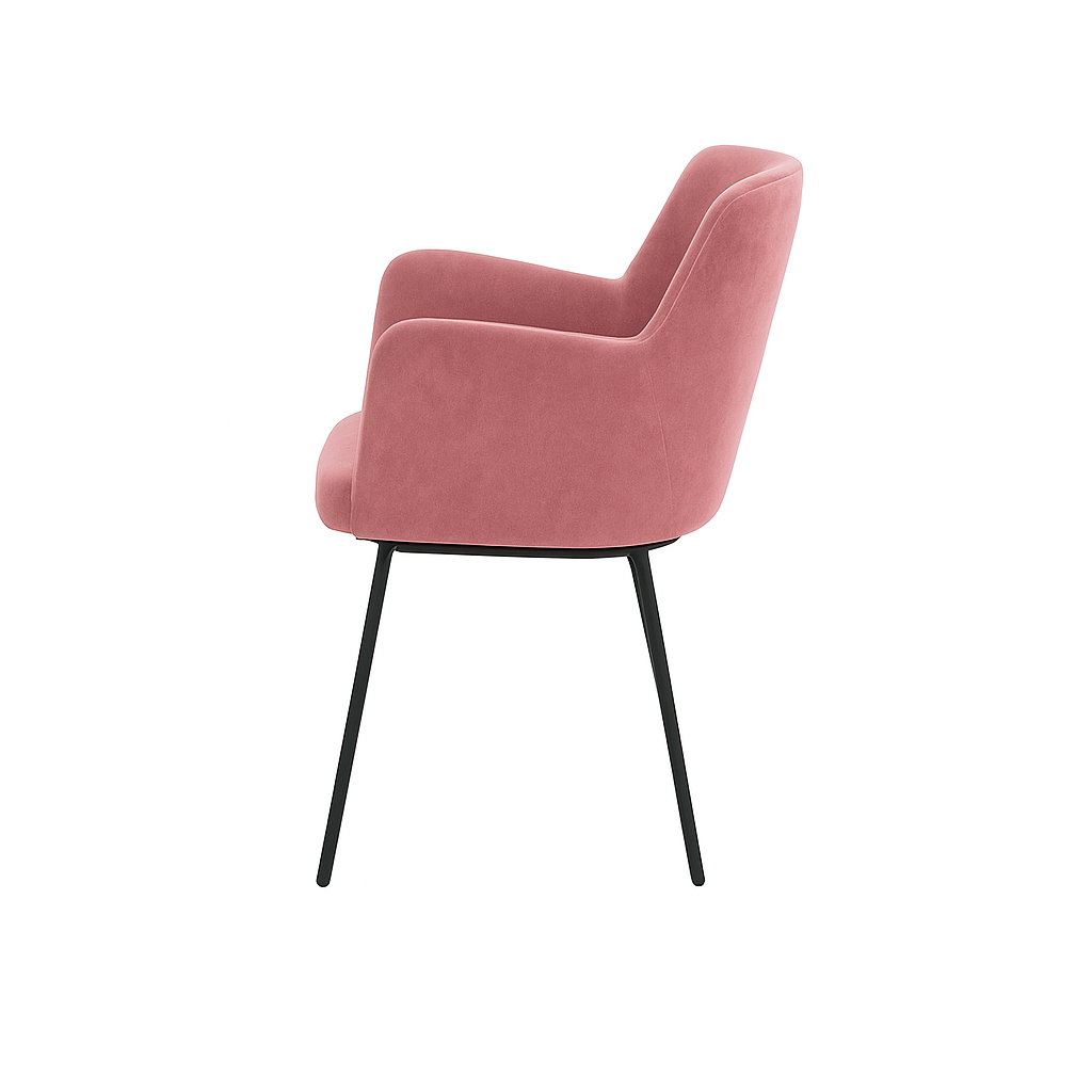 Scaun catifea ALBASTRA | model SIGMA