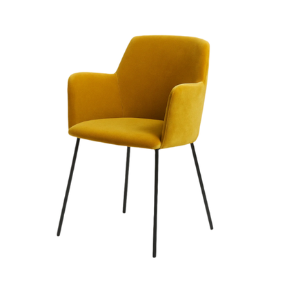 Scaun catifea GALBENA | model SIGMA