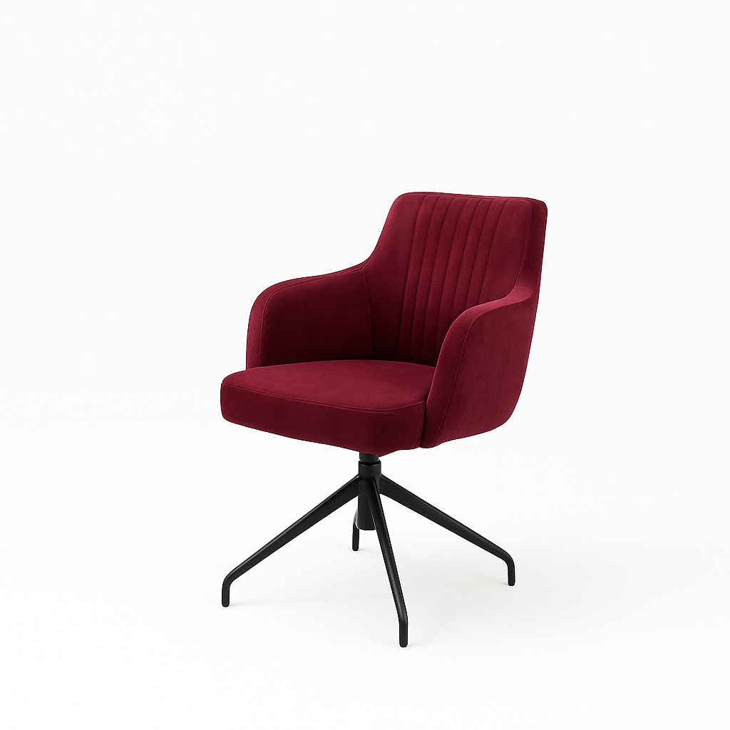 Scaun catifea ALBASTRA | model SOHO