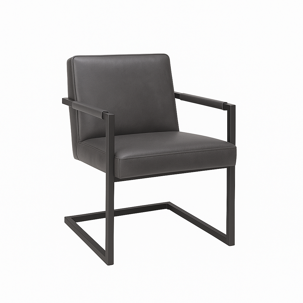 Scaun piele GRI | model FLEET