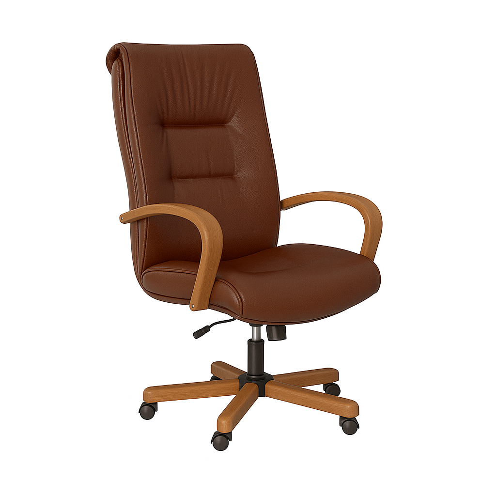 Scaun ergonomic piele MARO | model BIG STAR P