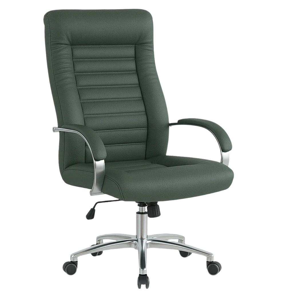 Scaun ergonomic piele VERDE | model DALIA P