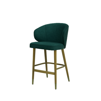 Scaun insula catifea ALBASTRA | model CAPRICE