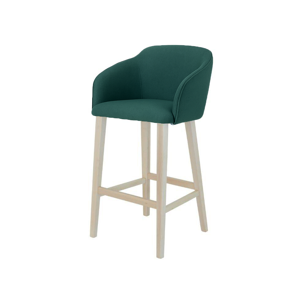 Scaun insula catifea ALBASTRA | model CROCO