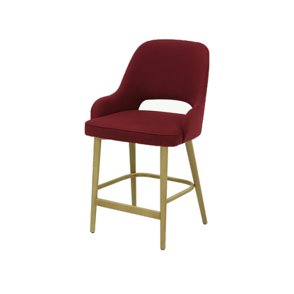 Scaun insula catifea BORDO | model HUGO