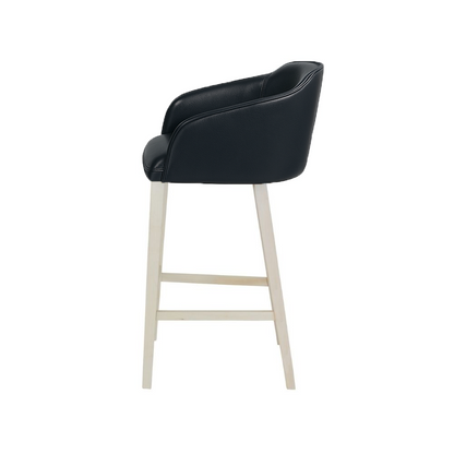 Scaun bar piele naturala MARO | model CROCO