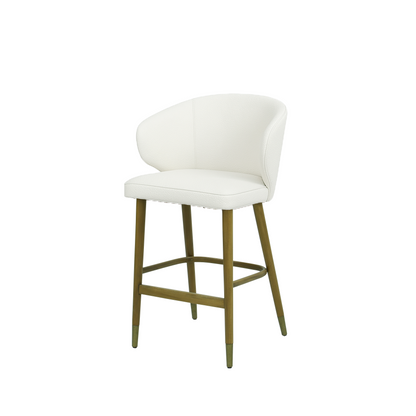 Scaun insula piele naturala VERDE | model CAPRICE