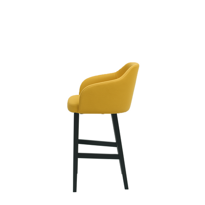 Scaun insula piele GALBENA | model CROCO