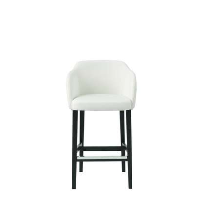 Scaun insula piele naturala BEJ | model CROCO