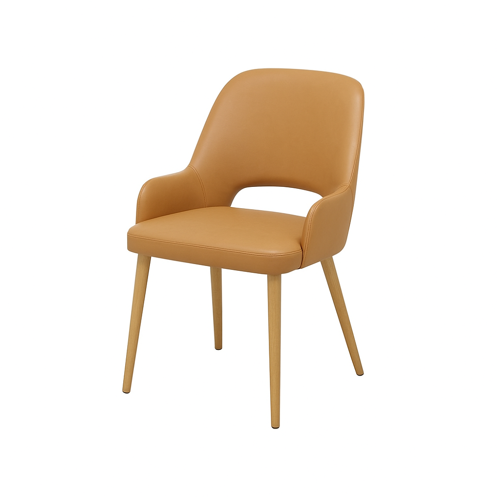 Scaun piele BEJ | model HUGO