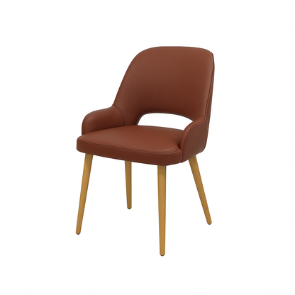 Scaun piele GALBENA | model HUGO