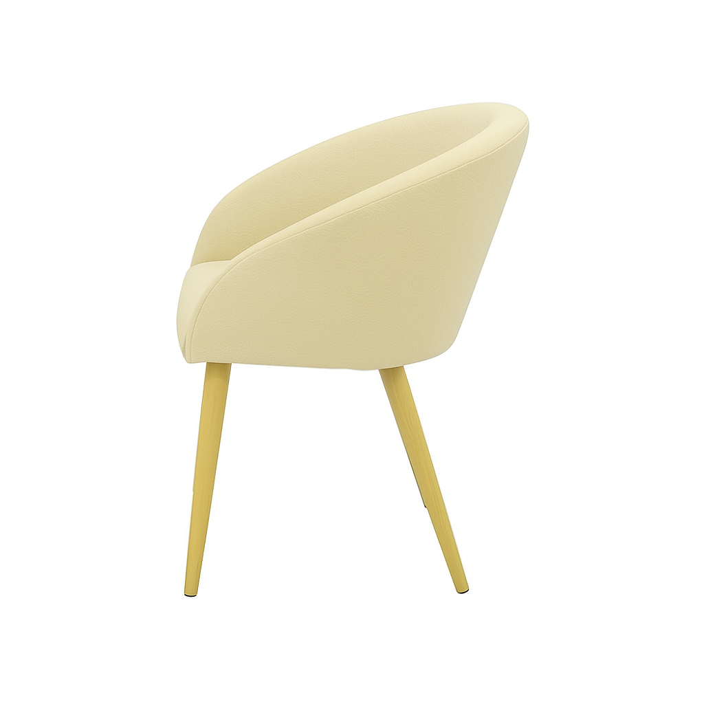 Scaun piele GALBENA | model IBIS