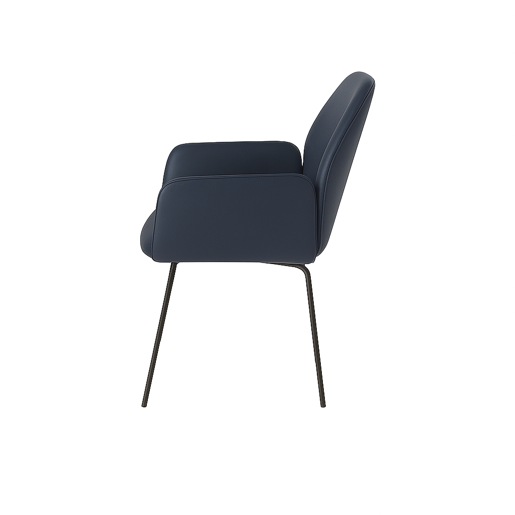 Scaun piele ALBASTRA | model PETRA