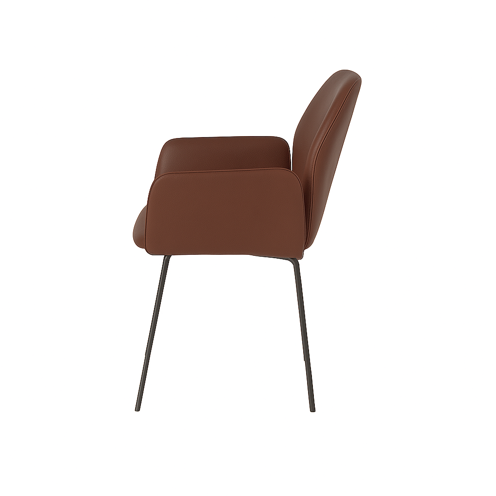 Scaun piele ALBASTRA | model PETRA