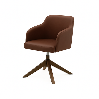 Scaun piele GALBENA | model ROBI