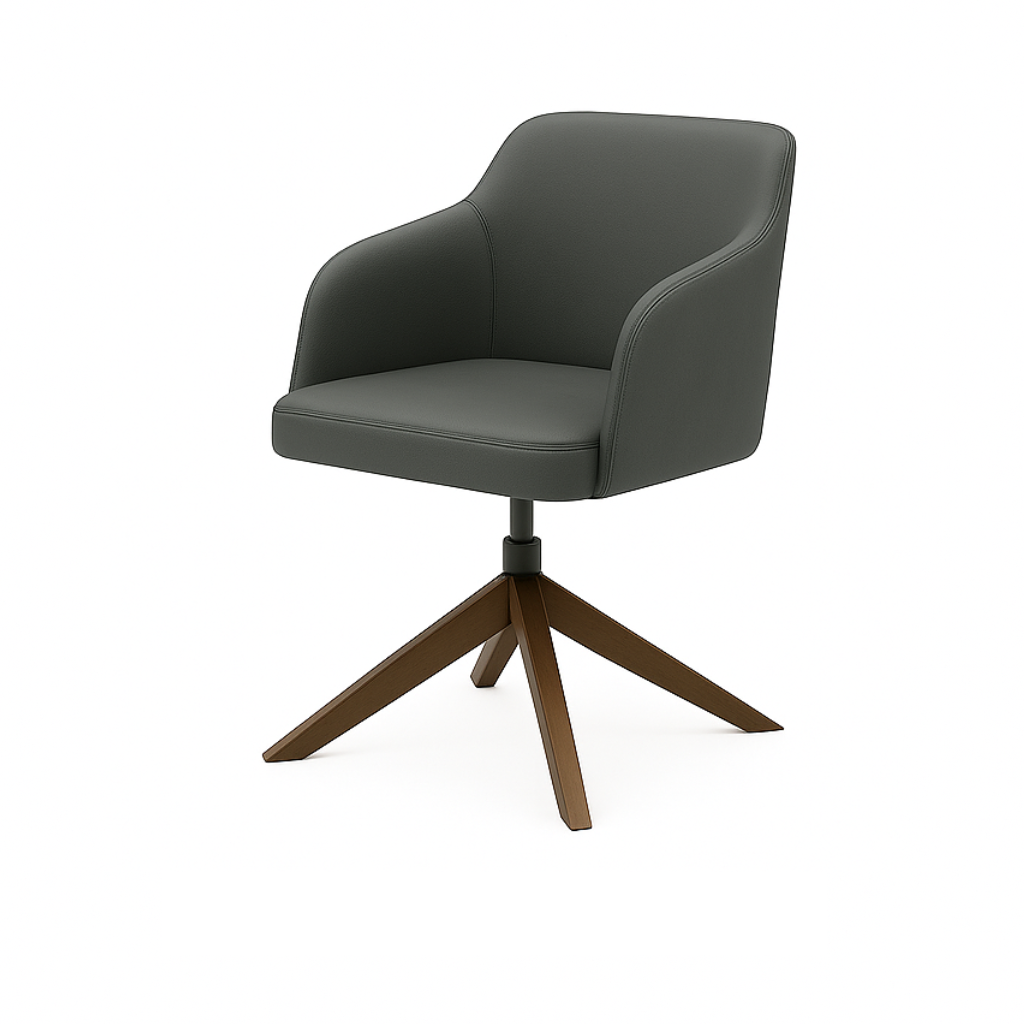 Scaun piele ALBASTRA | model ROBI