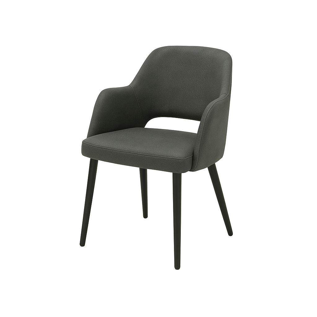 Scaun piele GALBENA | model APRIL