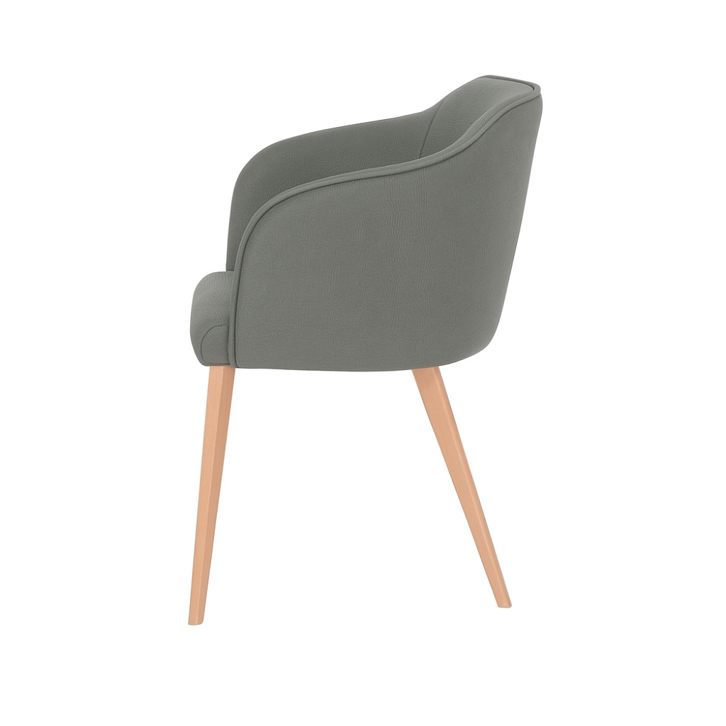 Scaun piele BEJ | model CROCO