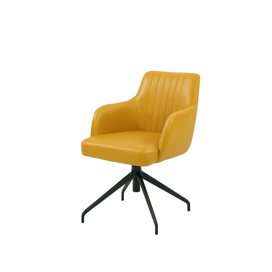 Scaun piele GALBENA | model SOHO