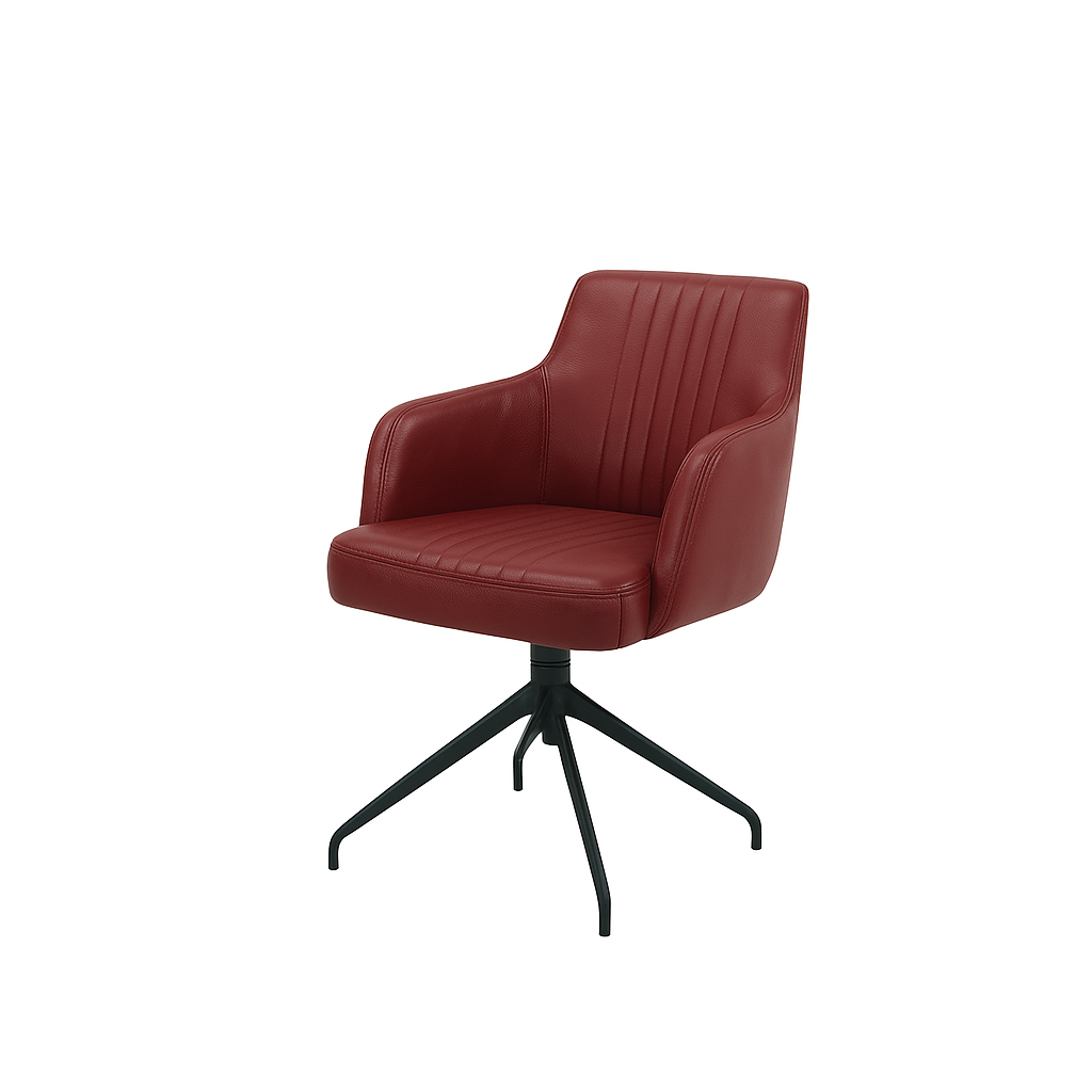 Scaun piele GALBENA | model SOHO